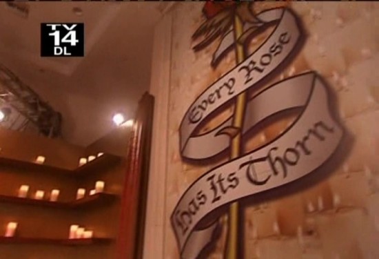 Total class all the way.  It's the Bret Michaels signature.